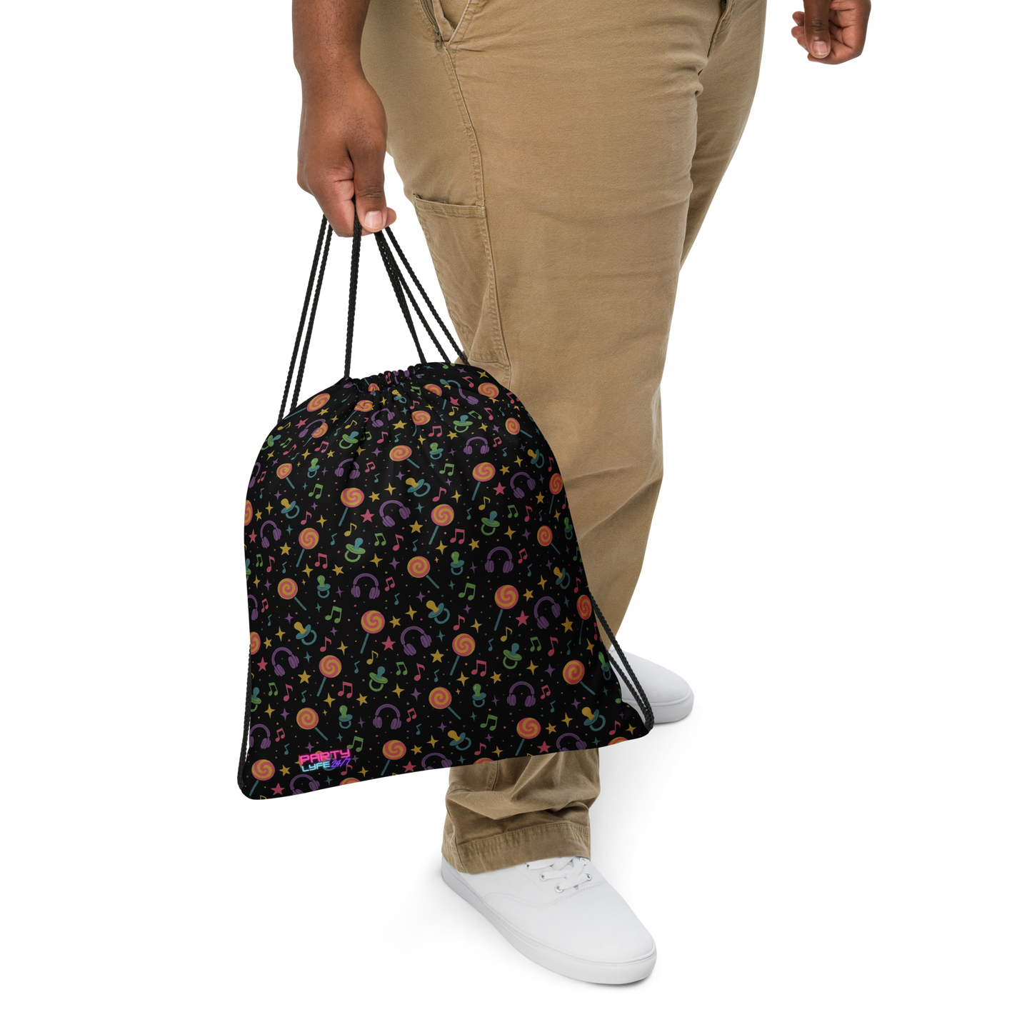 Candy Noise Drawstring Bag
