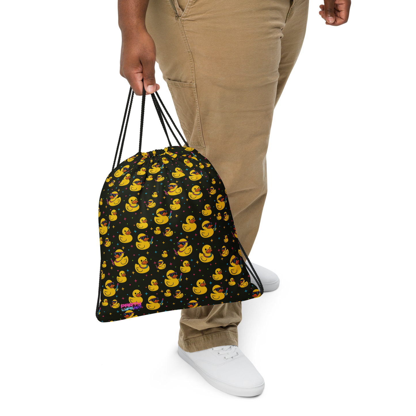 Duck Yeah Drawstring Bag