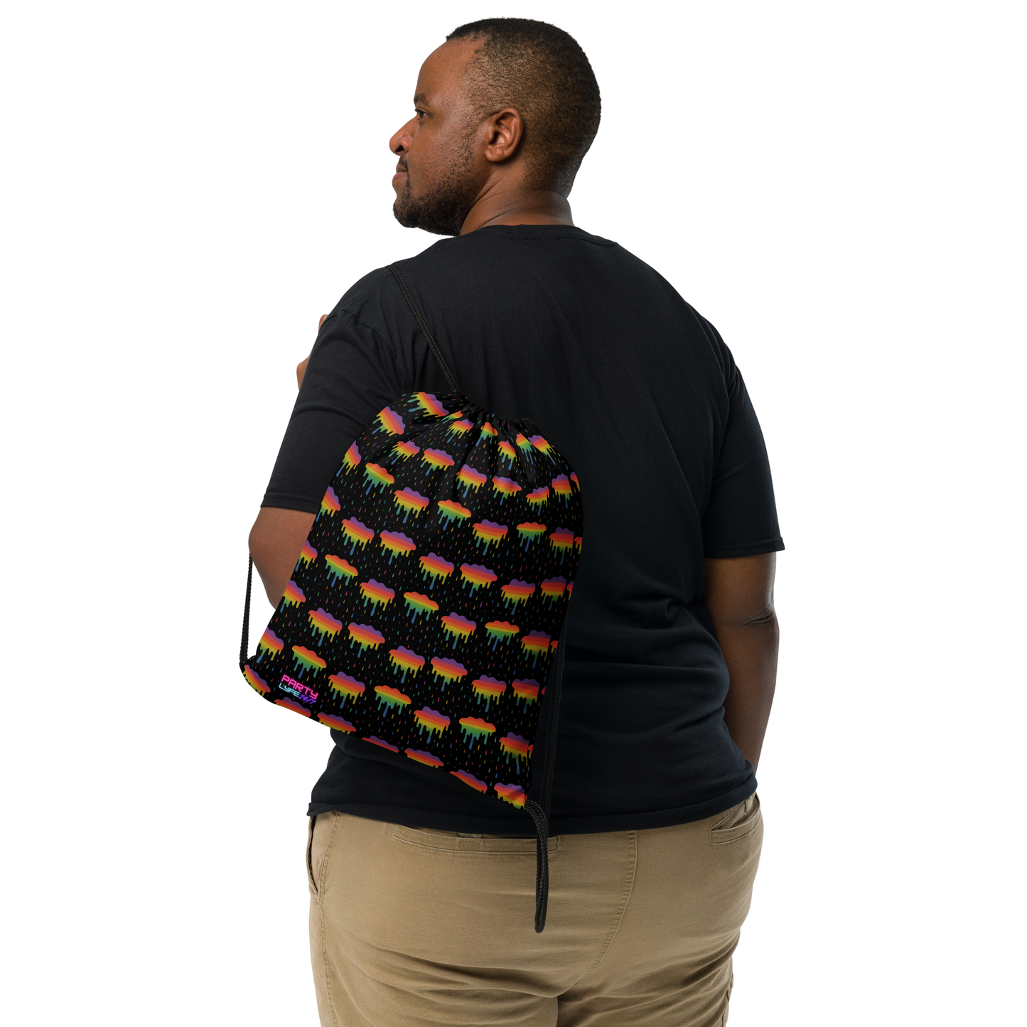Acid Rain Drawstring Bag