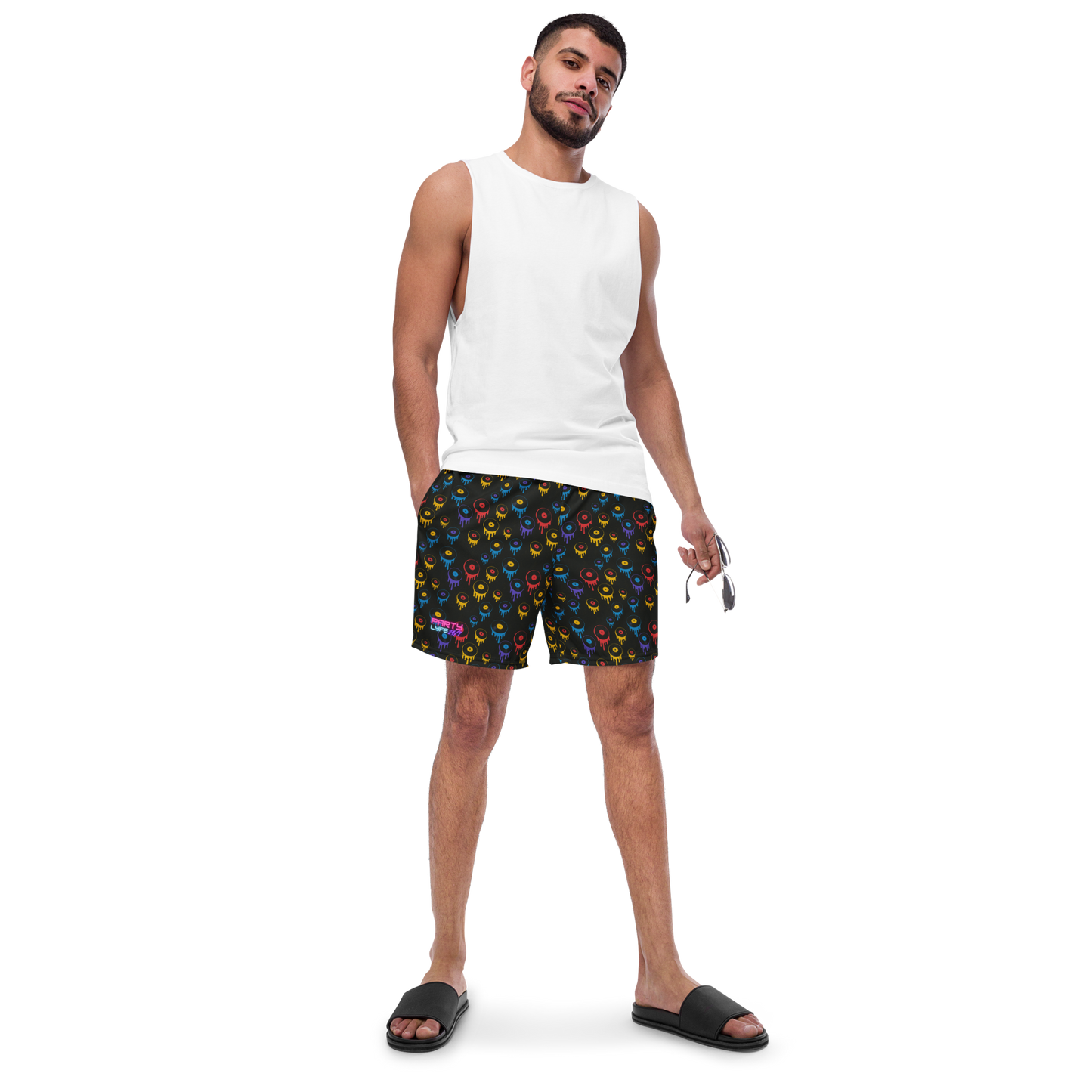 Melting Records Swim Trunks