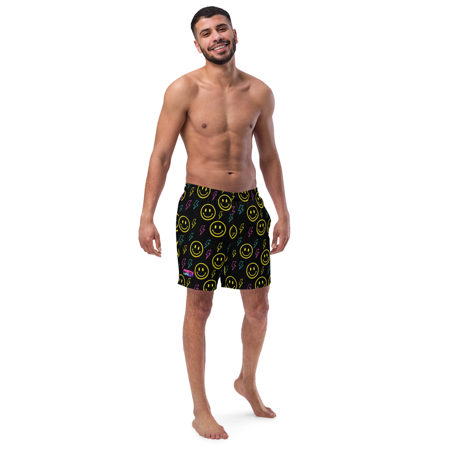 Electric Smiles Swim Trunks