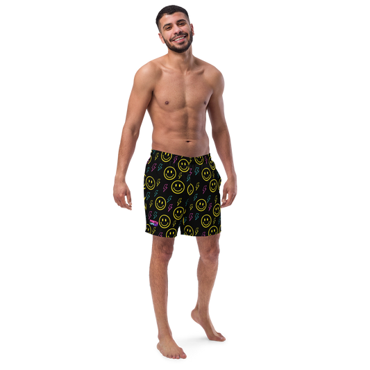 Electric Smiles Swim Trunks