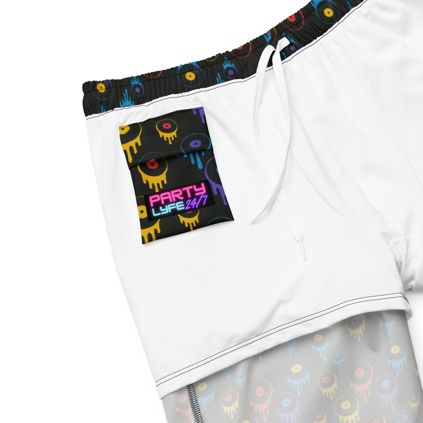 Melting Records Swim Trunks