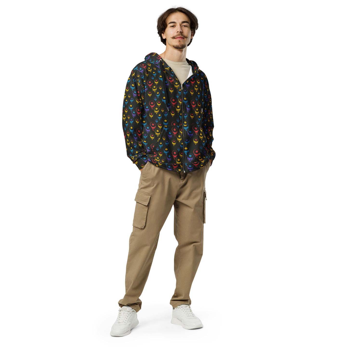 Melting Records Zip Hoodie