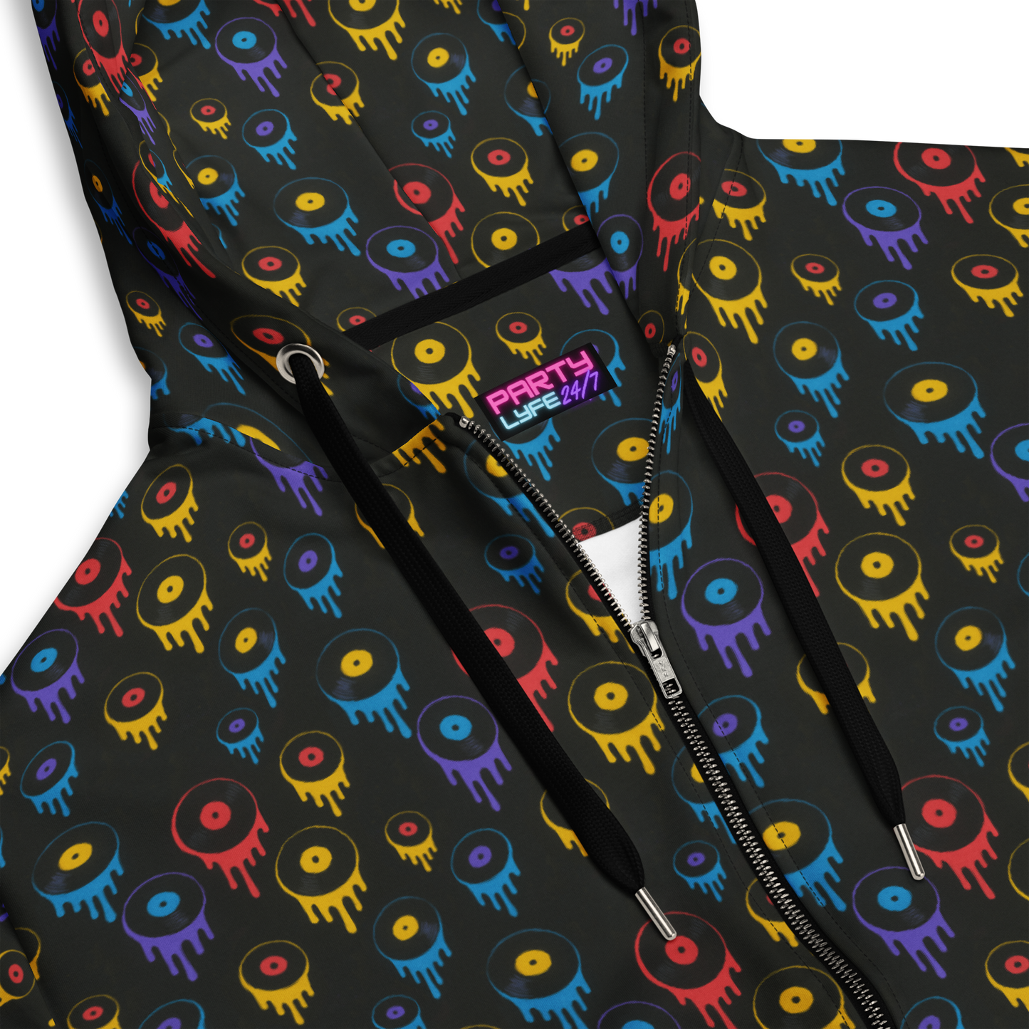 Melting Records Zip Hoodie