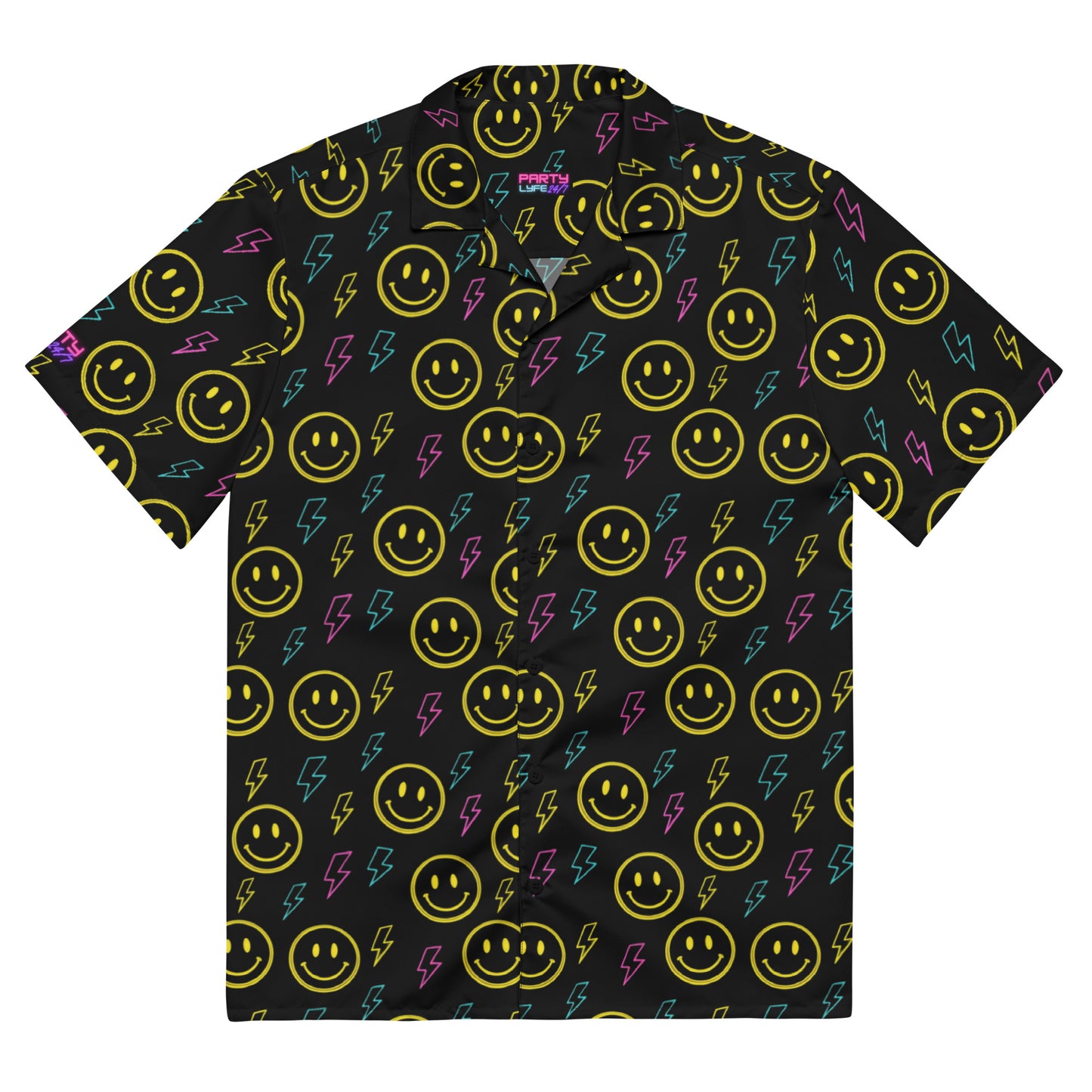 Electric Smiles Button Shirt