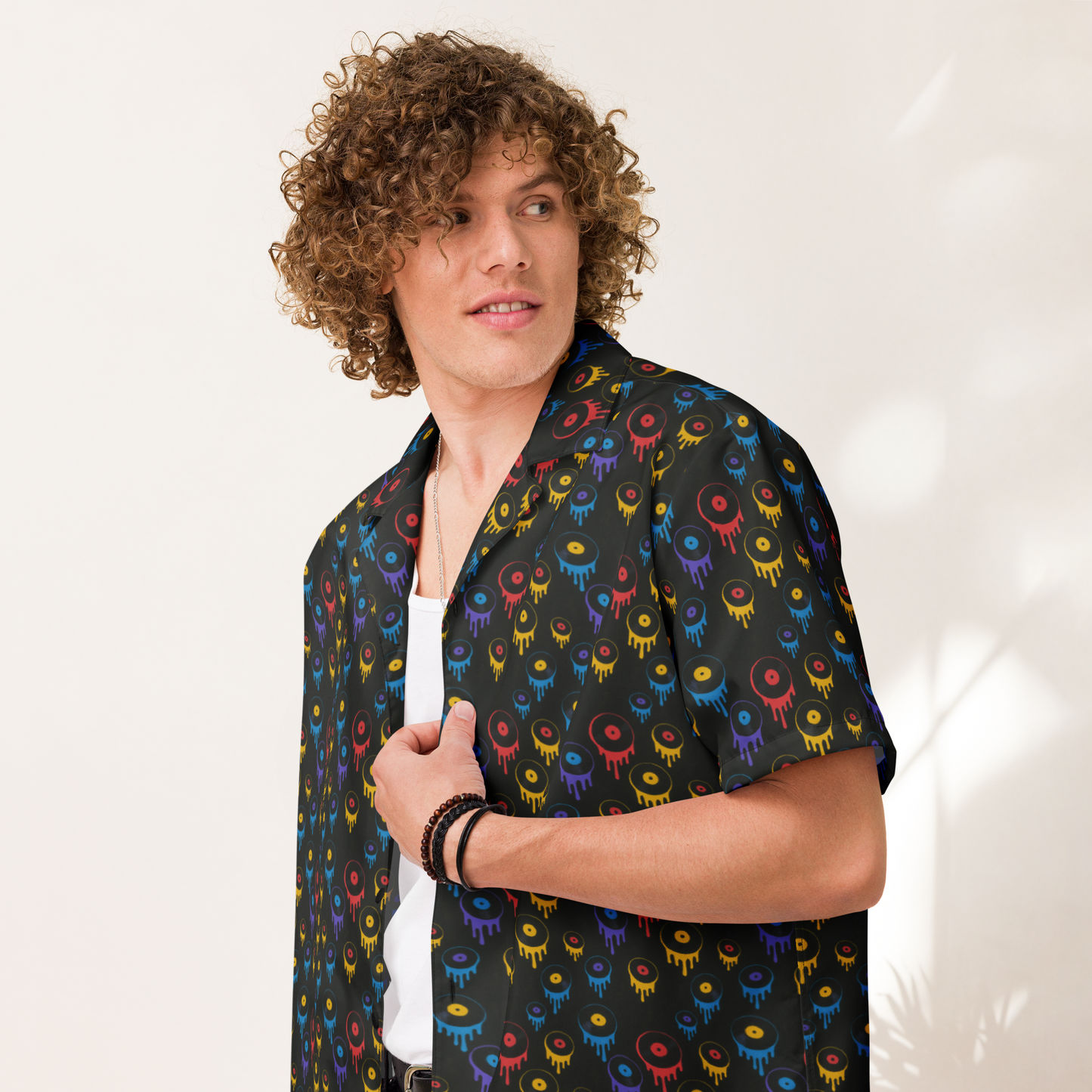Melting Records Button Shirt
