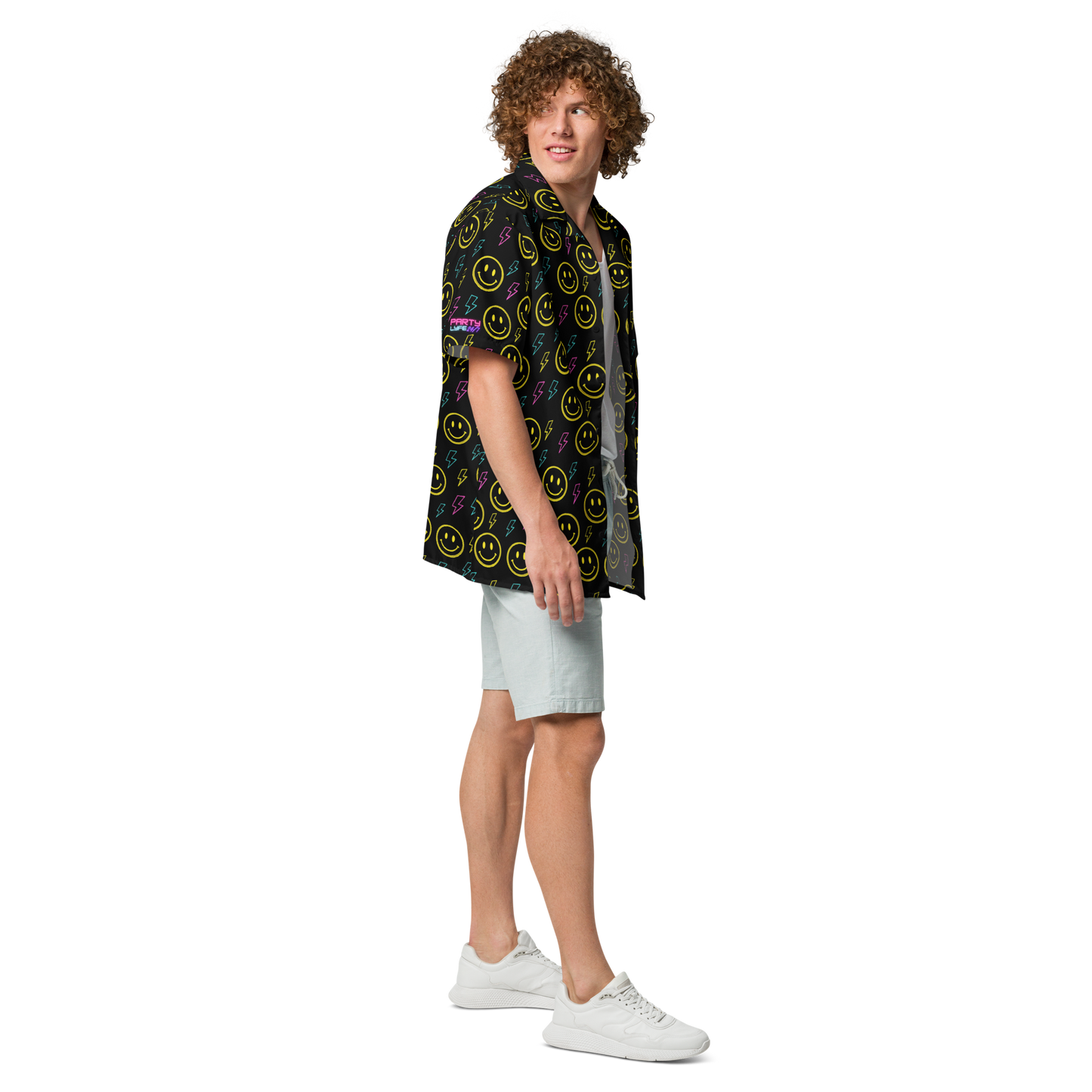 Electric Smiles Button Shirt
