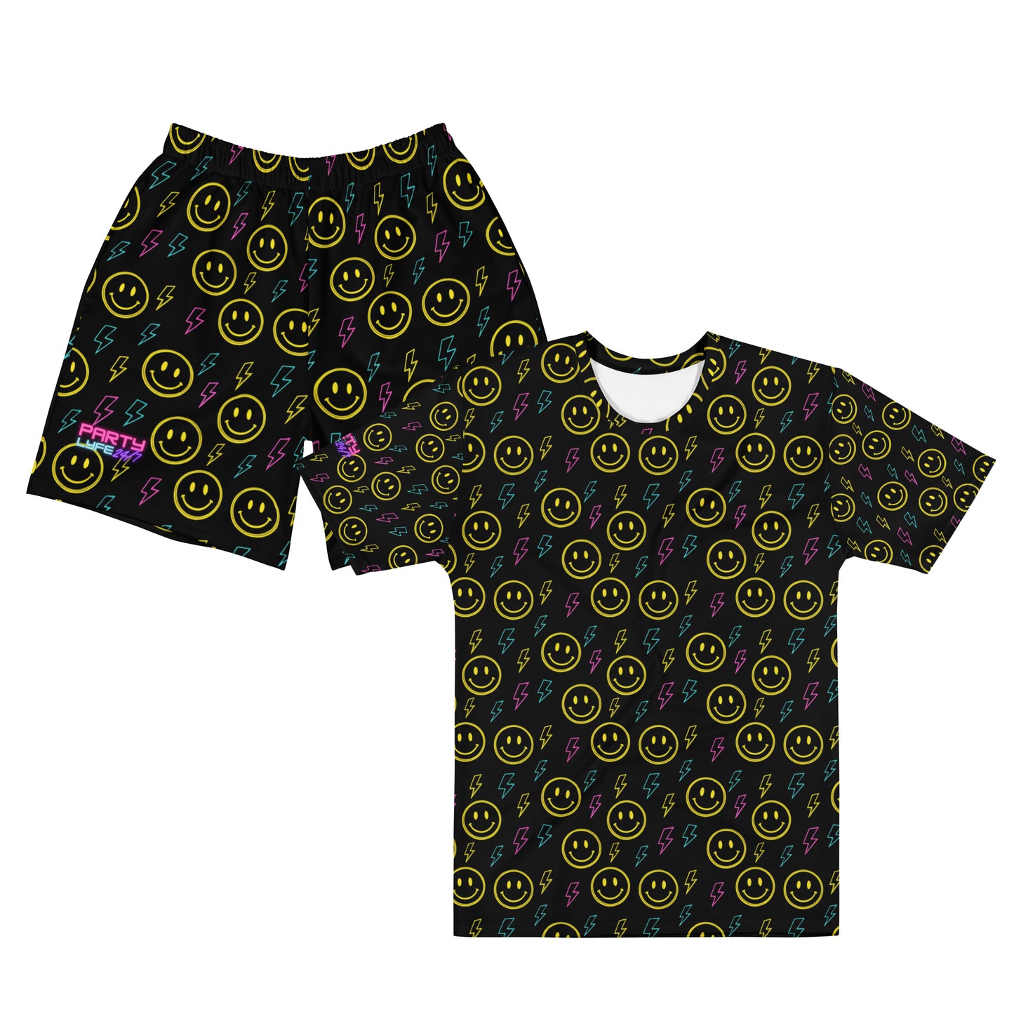 Electric Smiles Tee & Shorts