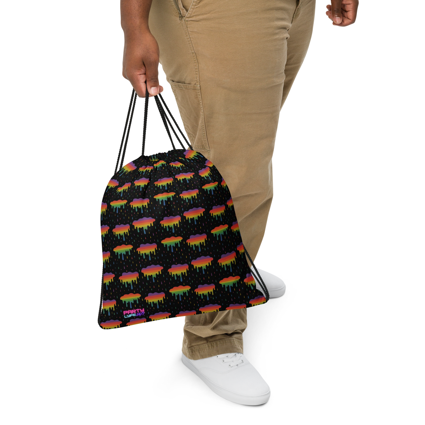 Acid Rain Drawstring Bag