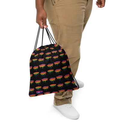 Acid Rain Drawstring Bag