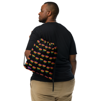Acid Rain Drawstring Bag