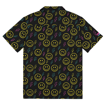 Electric Smiles Button Shirt